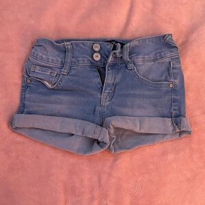 Blue Denim Kids Shorts